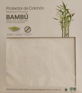 Protector de colchón de bambú